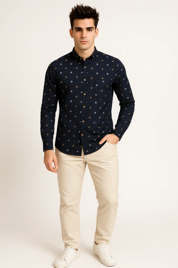 Mr Cuffs MR CUFFS Casual Shirts Full Sleeves Prints CMC002 - L