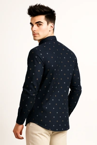 Mr Cuffs MR CUFFS Casual Shirts Full Sleeves Prints CMC002 - L