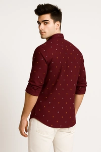 Mr Cuffs MR CUFFS Casual Shirts Full Sleeves Prints CMC003 - L