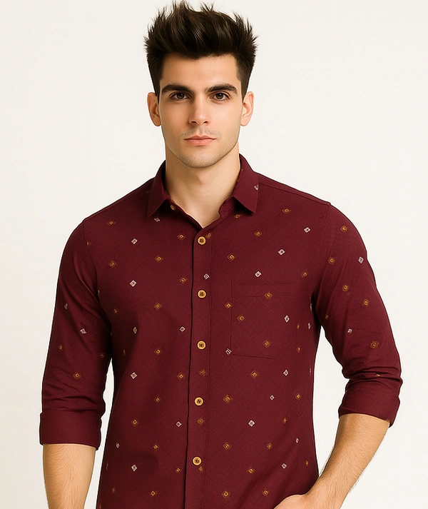 Mr Cuffs MR CUFFS Casual Shirts Full Sleeves Prints CMC003 - XL