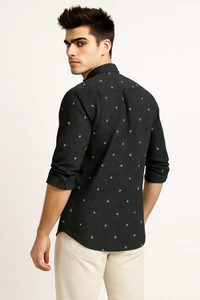 MR CUFFS Casual Shirts Full Sleeves Prints CMC005 - L