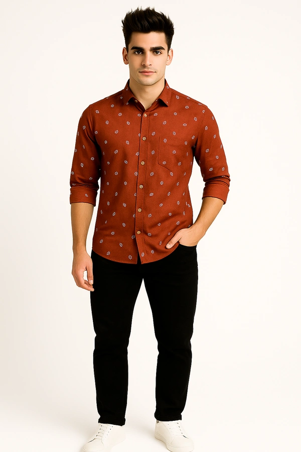 Mr Cuffs MR CUFFS Casual Shirts Full Sleeves Prints CMC007 - M