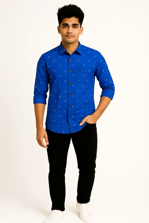 Mr Cuffs MR CUFFS Casual Shirts Full Sleeves Prints CMC009 - XL