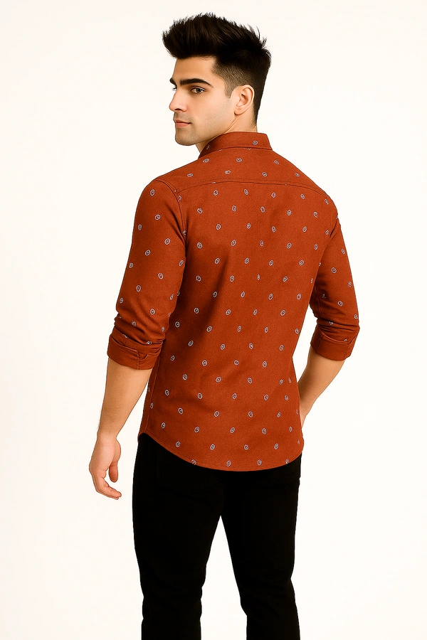 Mr Cuffs MR CUFFS Casual Shirts Full Sleeves Prints CMC007 - M