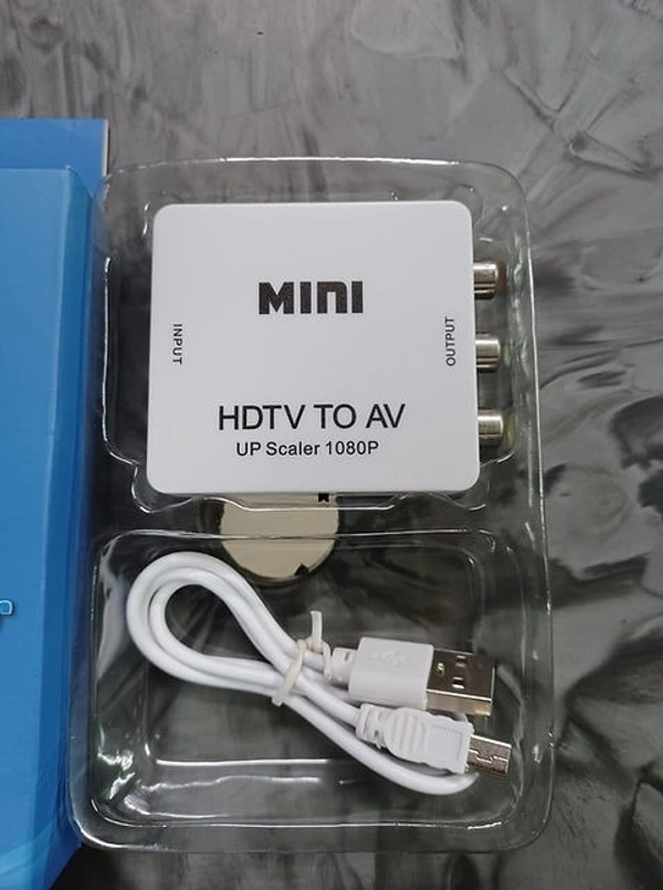 Mini HDMI2AV UP Scaler Full HD 1080P Video Converter Adapter