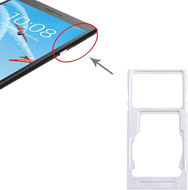  For Lenovo Tab 7 (WiFi) TB-7504 TB-7504F TB-7504NSIM Card Tray + SIM/Micro SD Card Tray
