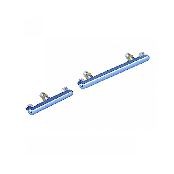 For OnePlus 10 Pro 5G External Side Power On Off Volume Outer Metal Key Button Blue