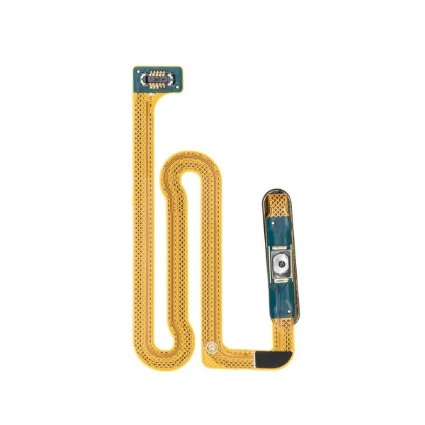 For Samsung A12 Fingerprint Sensor Home Button Key Flex Cable (Gold)