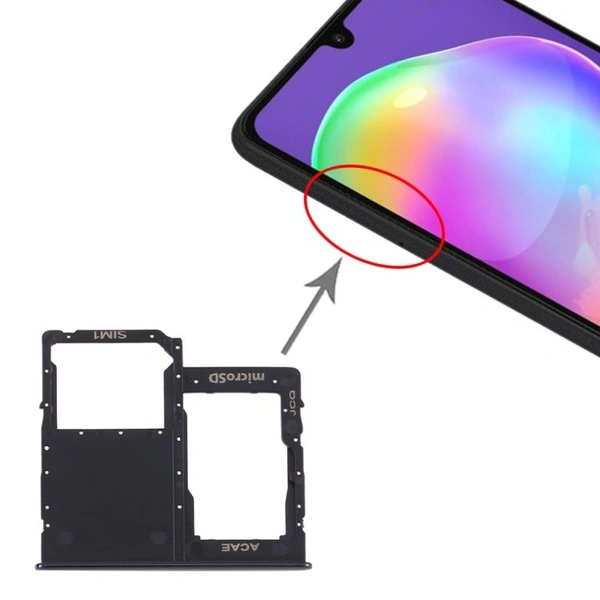 For Samsung A31 SIM Card Tray Micro SD Card Slot Sim Outer Holder