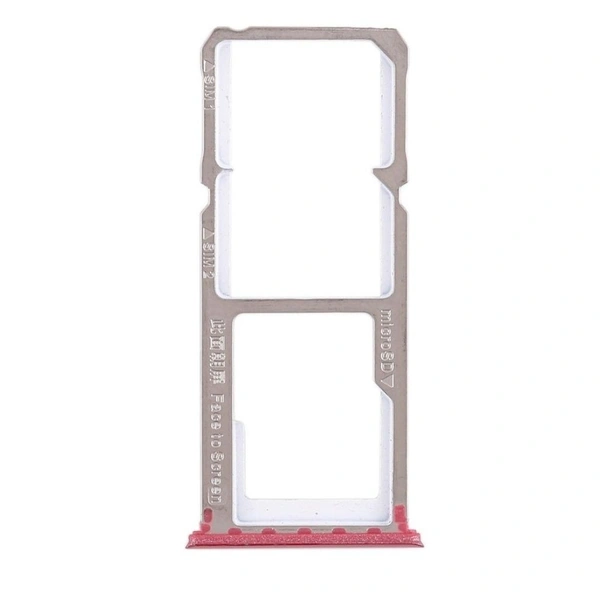For Oppo A83 SIM Card Tray Slot Holder Adapter Socket (Red)
