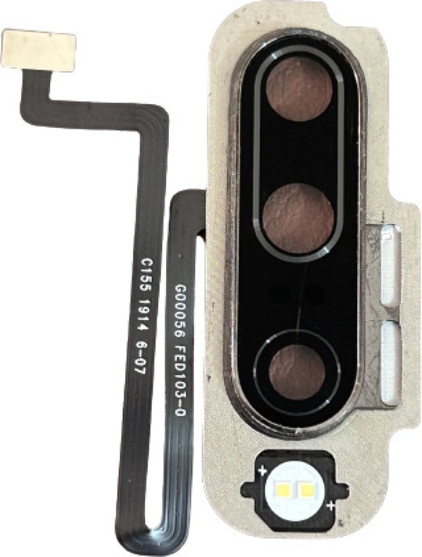 For OnePlus 7 Pro Complete LED Flashlight Flash Light Flex Cable With Camera Glass Frame 