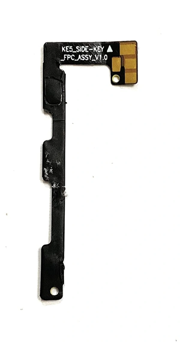 For Tecno Spark Go 2021 KE5 Power On Off Volume Key Button Switch Flex Cable