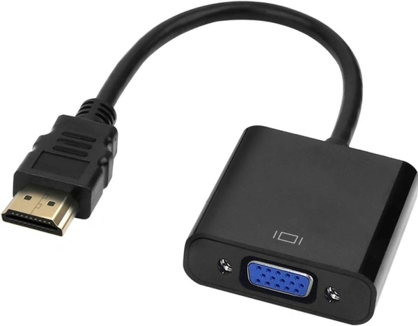HDMI to VGA Adapter Cable / Connector / Converter Cable 1080P (Male to Female) HDMI to VGA LCD Flex Cable