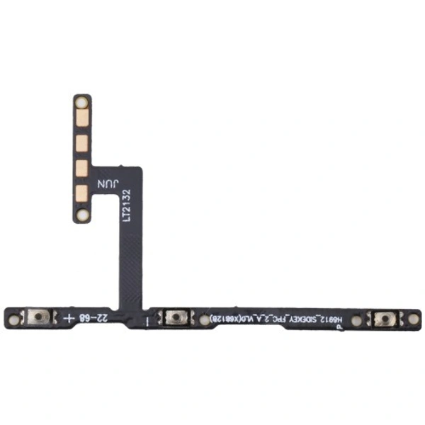 For Infinix Note 11 X663 Power On Off Switch Volume Button Key Flex Cable