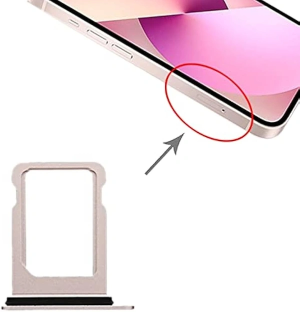 For iPhone 13 Pro Sim Card Holder Slot Nano Sim Tray Replacement