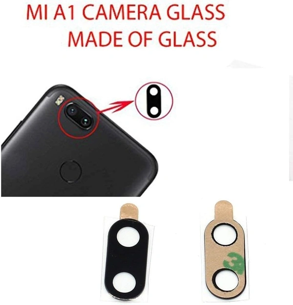 For Mi A1 Back Camera Lens Glass Replacement (Real Glass NOT Plastic)