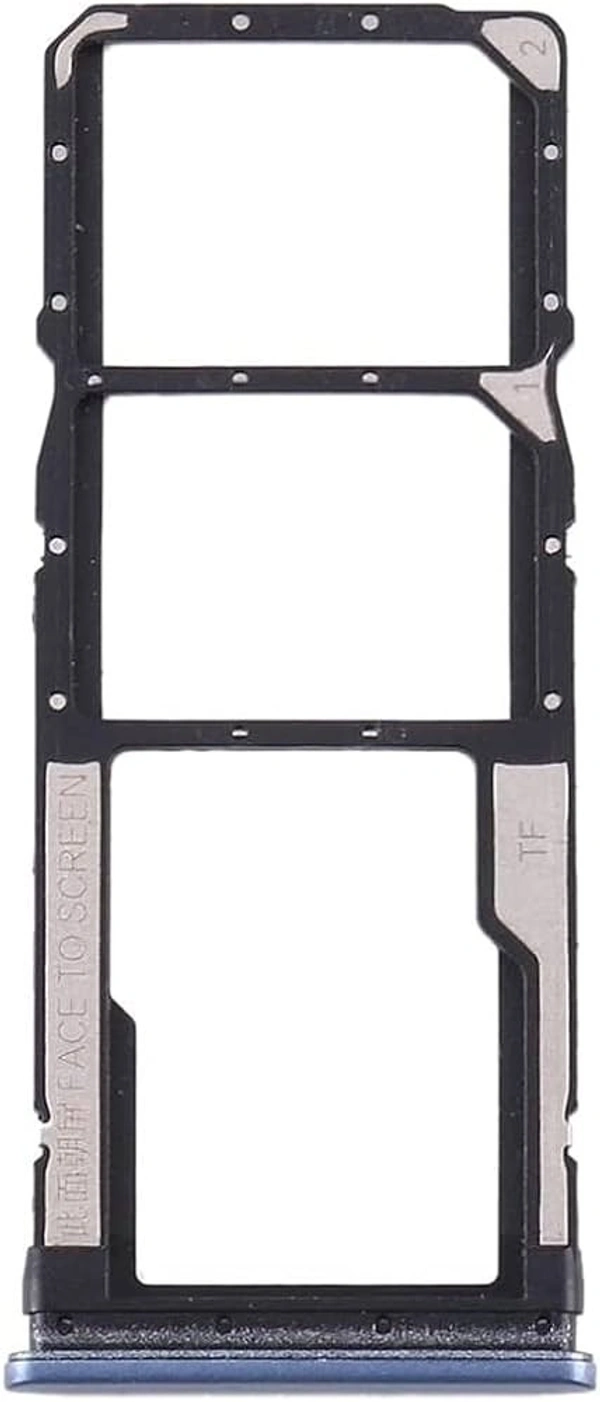 For Xioami Poco C3 Sim Card Tray Holder Sim Slot Outer (Black)