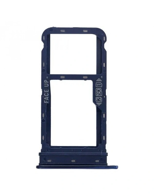 For Moto G8 SIM Card Tray Holder SD Slot Adaptor Holder Blue