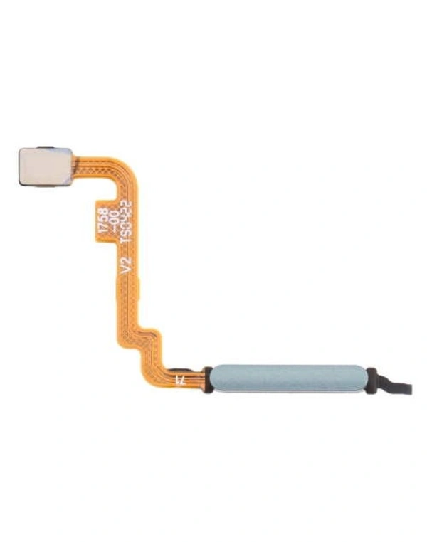 For Xiaomi Mi Redmi Note 10 5G Fingerprint Sensor Home Button Ribbon Flex Cable (Silver)