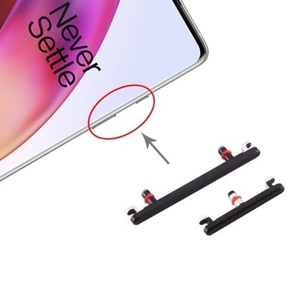 OnePlus For OnePlus 10 Pro Side Power On Off Volume Key Outer Metal Button Black