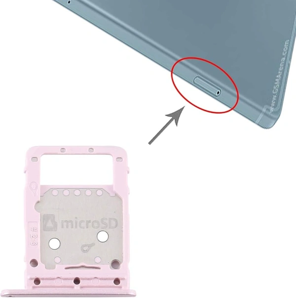 For Samsung Galaxy Tab S6 Lite/SM-P615 (Chiffon Pink)  SIM Card SD Tray Holder Slot