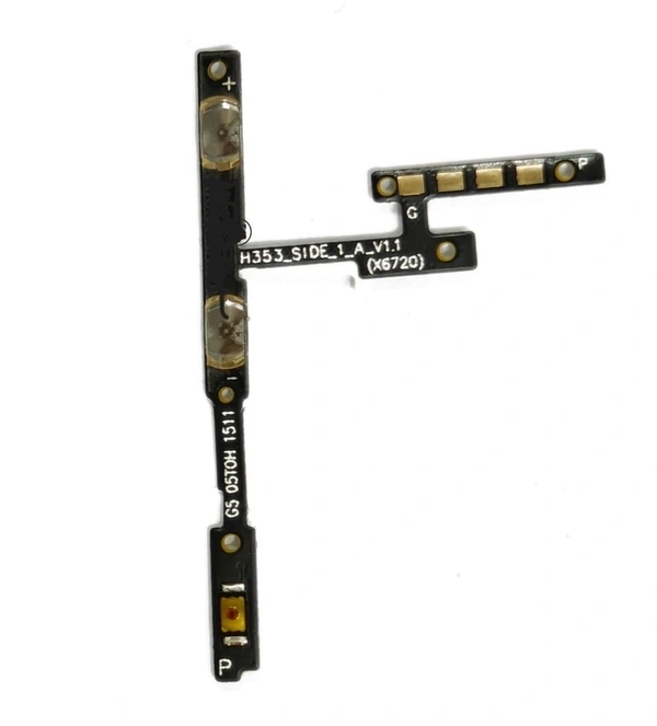 For Infinix Hot 50 5G  Power On Off Key Switch Button Flex Cable Patta