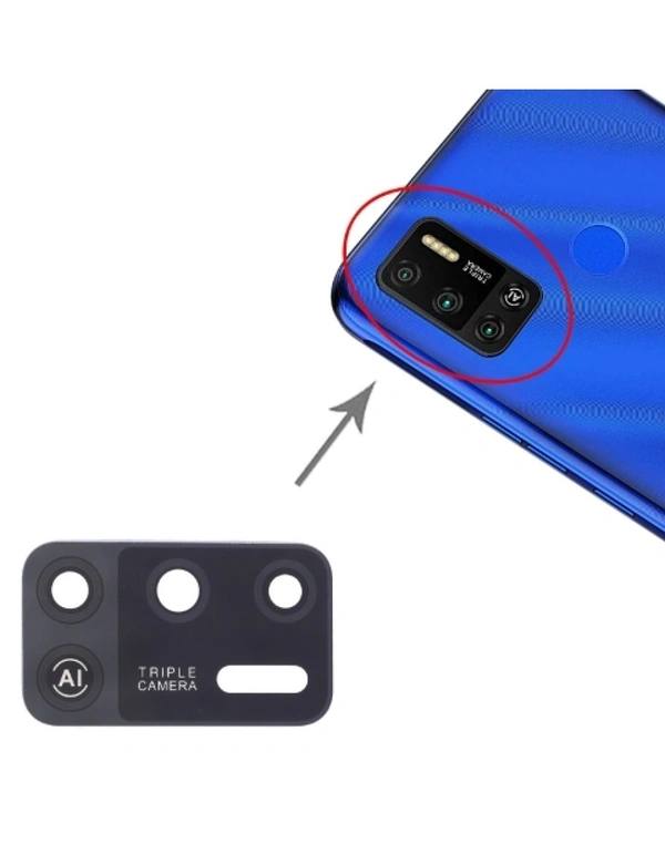 For Tecno Spark 6 Air KE6 Back Camera Lens Glass Replacement (Real Glass NOT Plastic)