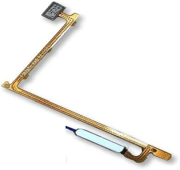 For Vivo Y30 Power On Off Fingerprint Scanner Sensor Flex Cable (Blue)