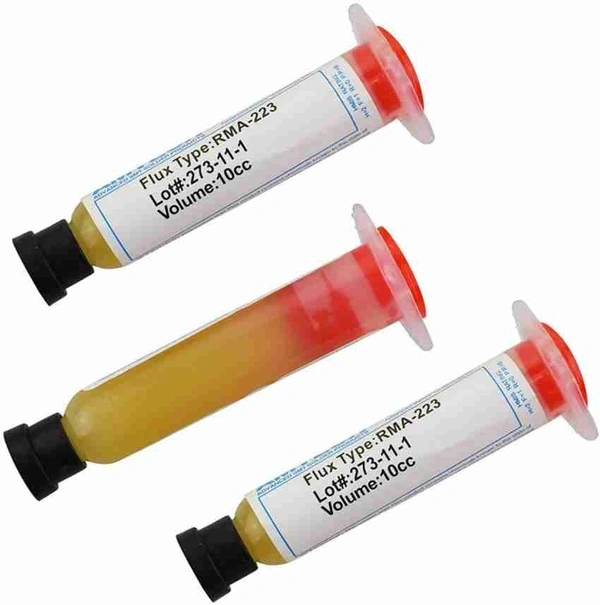 RMA-223 Solder Flux Paste, 10CC Injection Syringe Tube PGA BGA SMD 