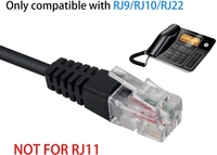 iSparehub Rj9 Male To Dual 3.5 Mm Female Adapter, VoiP Audio Adapter, PC Headphone Cable, Suitable For Office Rj9 Headsets
