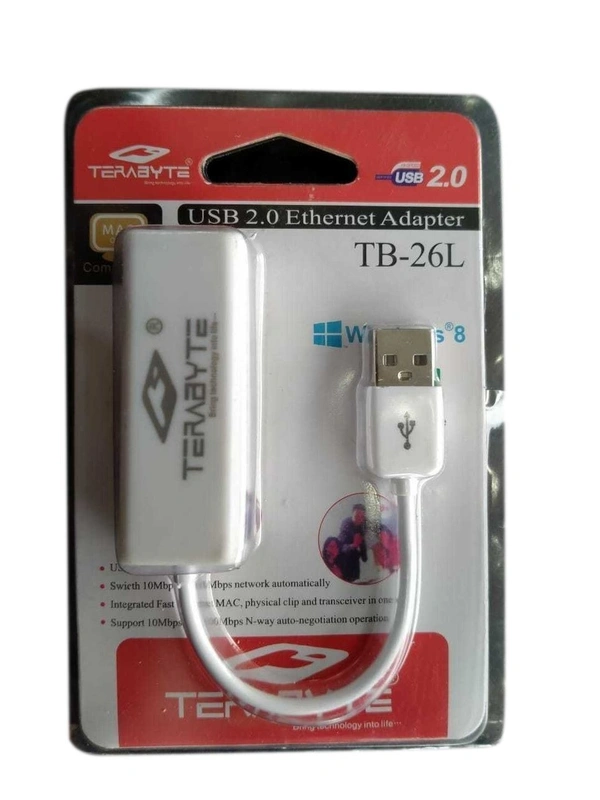 USB to LAN Ethernet Adapter (TB-26L) Terabyte 