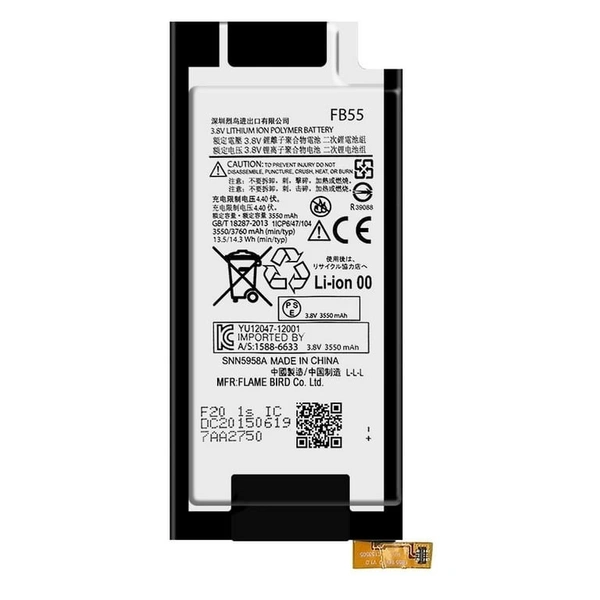 For Motorola Moto X Force Moto Droid Turbo 2 XT1585 OEM FB55 Battery Full Cell Replacement Battary 
