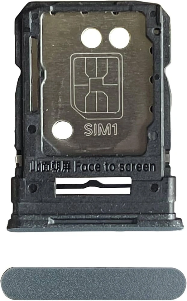 For Oppo Reno 8T OEM SIM Card + SIM Card + SD Memroy Tray Outer Holder (Silver Gray)