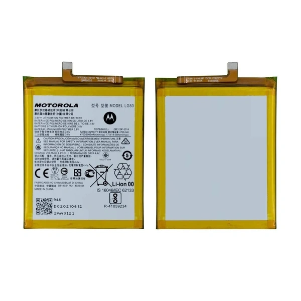 Motorola For Motorola Moto One Fusion Plus OEM LG50 Battery Full Cell 5000mAh Replacement Battary