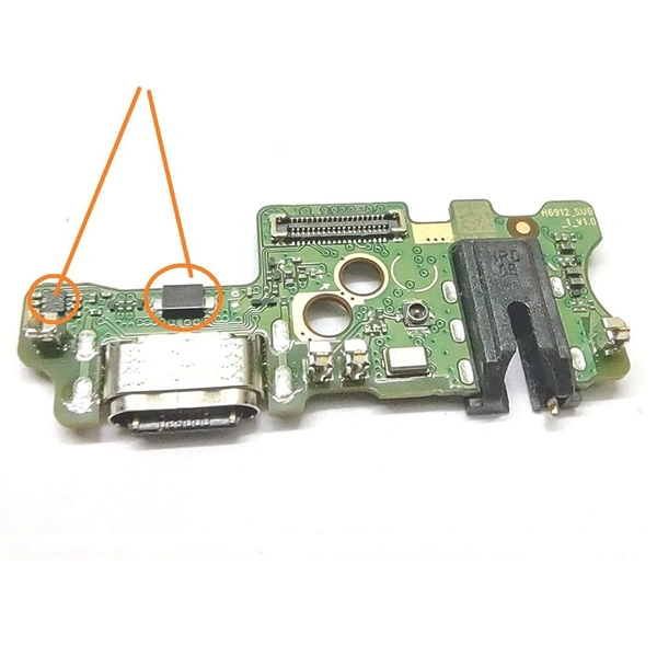 For Infinix Hot 11s X6812 USB Charging Port Mic Board Flex Cable