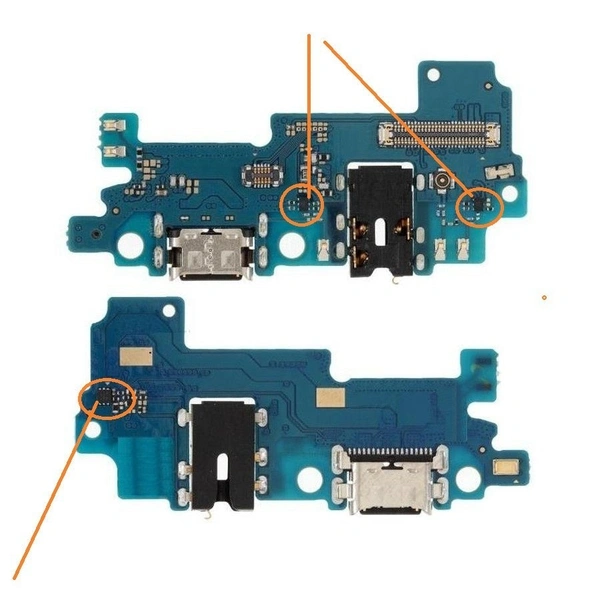 For Samsung A31 USB Charging Type C Port Mic Flex Cable