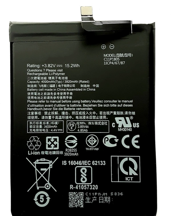 For ASUS Zenfone MAX (M2) Battery C11P1805 New OEM Battery FULL CELL Battery 