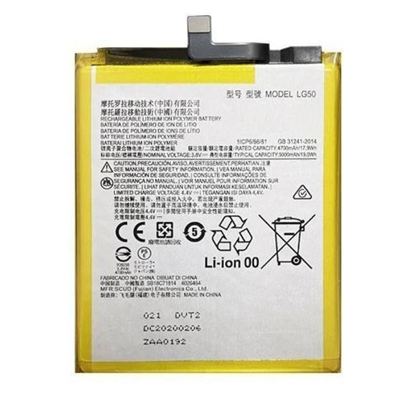 For Motorola Moto One Fusion Plus OEM LG50 Battery Full Cell 5000mAh Replacement Battary 