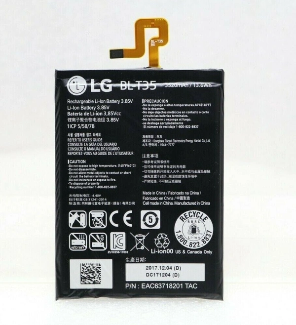 For BL-T35 Google Pixel 2 XL GA00136-IN / G011C (3520mAh) Replacement Battery 