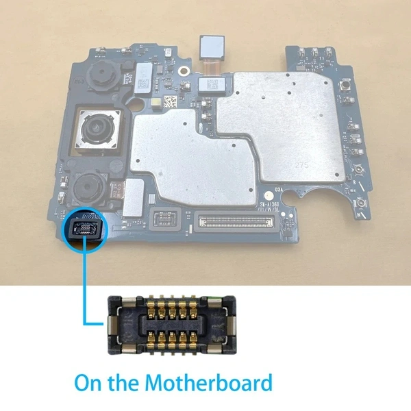 Samsung For Samsung Replacement Fingerprint FPC Connector (On The Motherboard) (Female) Compatible (10 Pin)