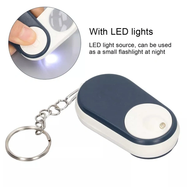 Mini Folding Portable 10X Magnifying Glasses Lens Handheld Pocket Key Ring With LED Light Reading Eye Loupe Keychain Magnifier