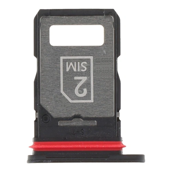 Motorola For Motorola Moto Edge 40 Neo  Dual Sim Card Tray Reader Holder Black
