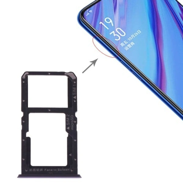 For OPPO Reno Z (CPH1979) SIM Card Tray Slot Holder Adapter Socket