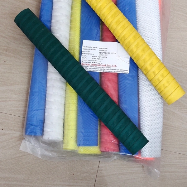 BAT GRIP   Surplus - yellow, blue, red, white, green