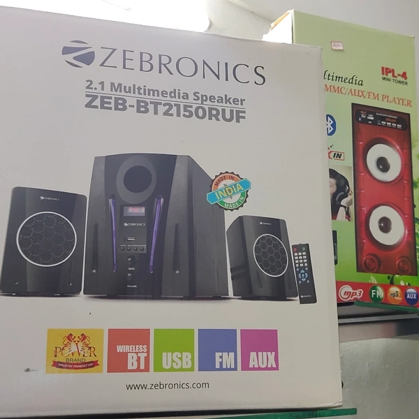 Zebronics Zeb-BT2150RUF 2.1 Speaker System