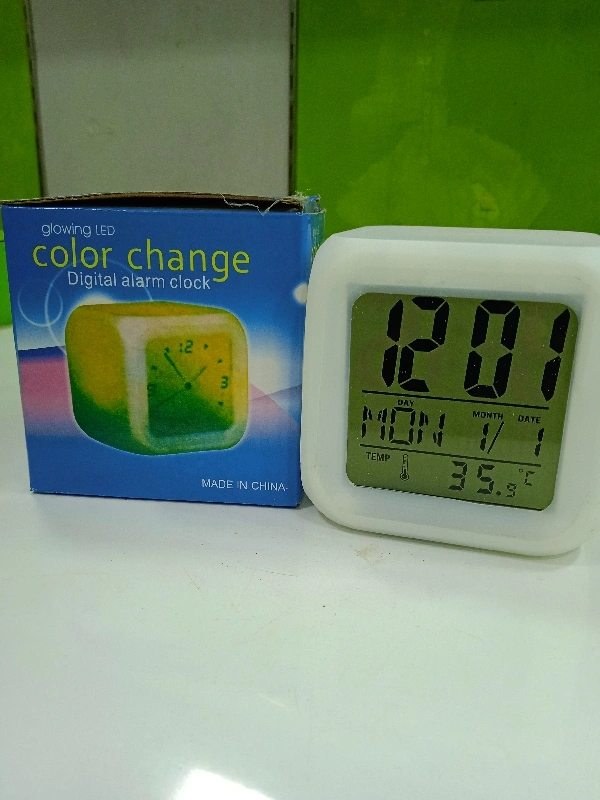 Color Change Digital alarm Clock Glowing LED