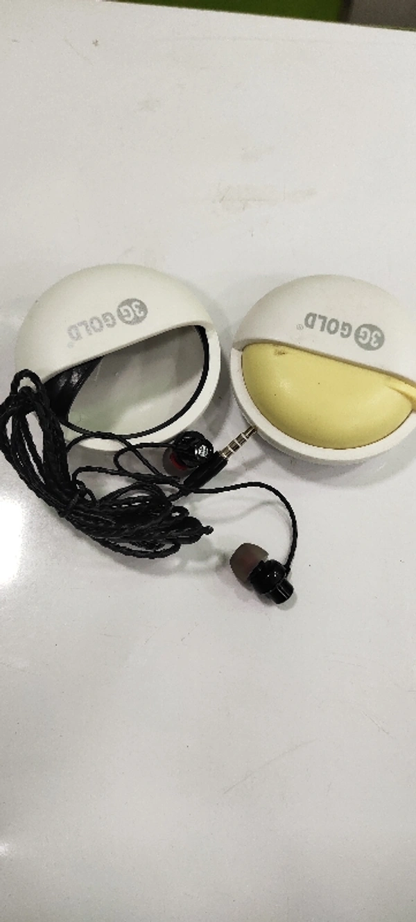 3G Gold Headset - Black