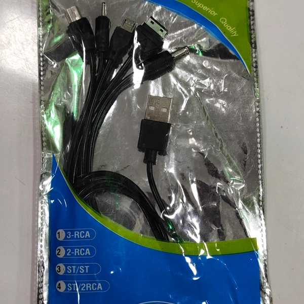 5 in 1 Charger USB Cable