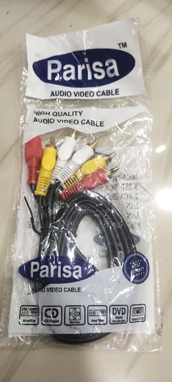 3 Pin Cable. 1.5 M Parisa