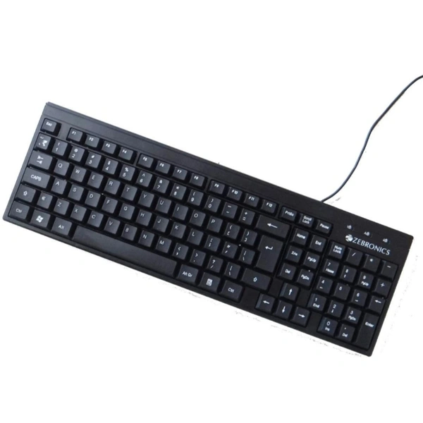 Zebronics Zeb k35 USB keyboard with slim design 106 keys with rupee key